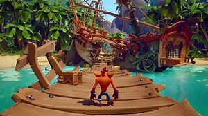 Crash Bandicoot 4: It’s About Time pirate-themed level gameplay