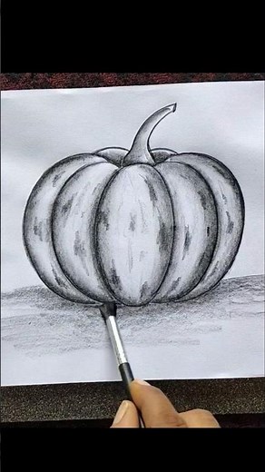 Pumpkin drawing for beginner #pumpkin #shorts