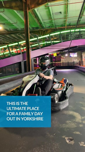 XSCAPE IS THE ULTIMATE DESTINATION FOR A FAMILY DAY OUT! e-Karting, mini golf, skiing, trampolining – we could write a list as long as our arm of all the things to do at this Yorkshire attraction. One thing's for sure, the kids will have a field day. We headed down to take a look at some of the amazing things to do inside. Here's what we got up to... 🏎️ e-Karting at Gravity Max – you'll have heaps of fun whizzing around in all-electric go karts at this real life Mario Kart experience. Milo came