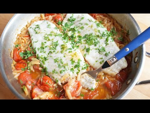 One-pan Dinner in 20 minutes: Mediterranean Sea Bass | Seafood Recipes | Quick and Easy Meals