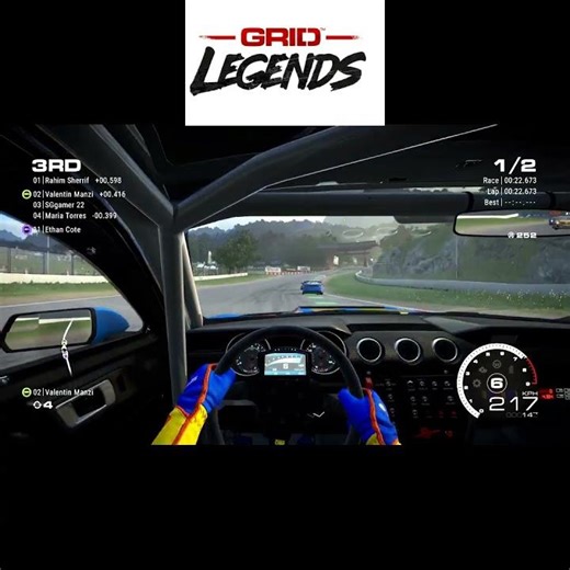 Fast Mustang -5 #gridlegends #automobile #shortsvideo #racing #racinggames #shorts #short #ytviral