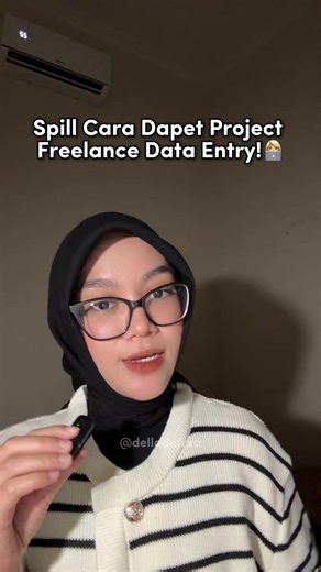 Spill cara dapet project pertama dari freelance data entry!👩🏼‍💻✨ #freelancer #jobseeker #remotework #career