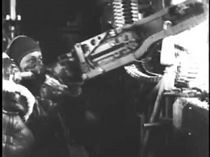 B-17 gunners and fighter gun cam video