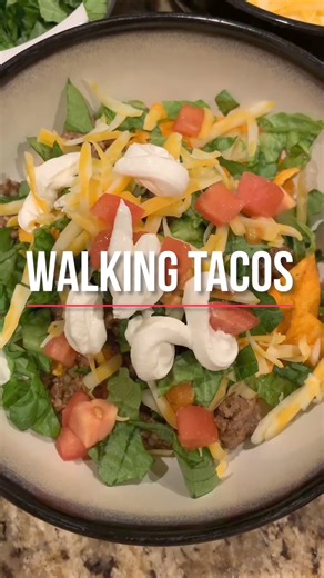 Walking Tacos 🌮 The perfect (easy!!) dinner for tonight! Make them in your chip bag or chop some lettuce and make a taco salad! Recipe: www.simplefunketo.com/blog/walkingtacos #walkingtacos #tacosalad #cincodemayo #ketorecipes #healthydinner #simplefunketo #ketodad #ketobossbabe #ketomom #lowcarbdinner #familydinner | The Keto Dad