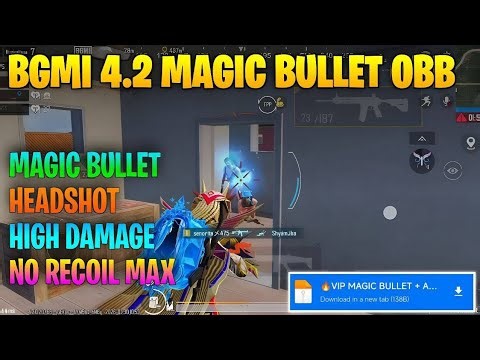 BGMI 4.2🔥MAGIC BULLET TRACKING AUTOHEADSHOT CONFIG FILE | HIGH DAMAGE AIMBOT CONFIG BGMI 4.2