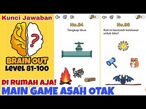 BRAIN OUT LEVEL 81-100 WALKTHROUGH SOLUTION | BRAIN OUT INDONESIA