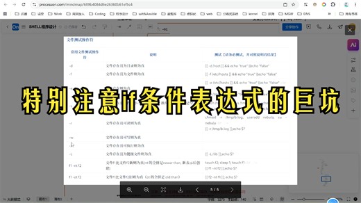 17-shell-if表达式90%人都会踩的单括号的"坑"