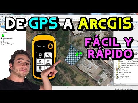 De GPS a ArcGIS en ¡8 PASOS! - PROCESO COMPLETO y RESUMIDO 📍🗺