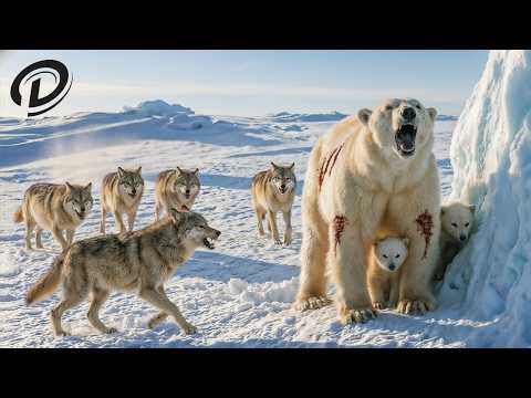 Wolf Attacks Animals Giving Birth | Wolf vs Bear Animal Fight at the Birth Den