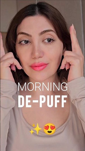 Morning Face Depuff Exercises in 5 min ( Lymphatic Drainage ) ✨️😍
