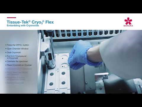 Tissue Tek Cryo3 Flex Embedding with Cryomolds