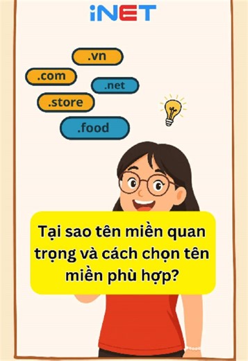 Tìm hiểu cách chọn tên miền phù hợp để phát triển doanh nghiệp bền vững! #inet #tenmien #website #kinhdoanhonline