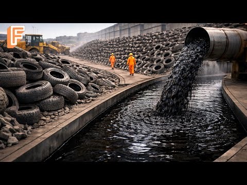 How Waste Tires Become Fuel Inside the Industrial Pyrolysis Line