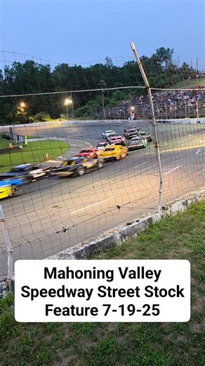 Mahoning Valley Speedway Street Stock Feature 7-19-25! Randy Ahner Jr picks up his 3rd win in a row! #shorttrackracing #saveyourlocalshorttrack #motorsport #racetrack #circletrack | Devin Schmidt