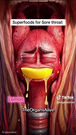 🌿 Sore throat superfoods that may help soothe irritation and support recovery. 🍯 Honey 🫚 Ginger 🍋 Lemon 🍊 Oranges 🥣 Warm Soup 🌿 Herbal Tea 🧄 Garlic These foods and drinks contain nutrients and natural compounds that may help support throat comfort and overall wellness. Healthy habits matter too: ✔️ Stay hydrated ✔️ Get plenty of rest ✔️ Avoid smoking ✔️ Wash your hands regularly ✔️ Eat balanced meals If your sore throat is severe, persistent, or accompanied by other symptoms, consult a h