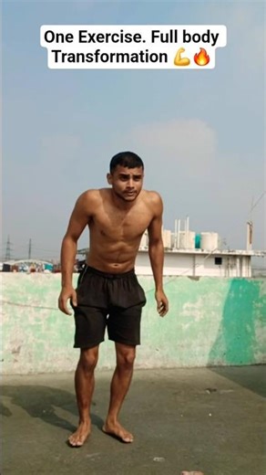 One exercise. Full body transformation 💪🔥 #youtubeshorts #fullbodyworkout