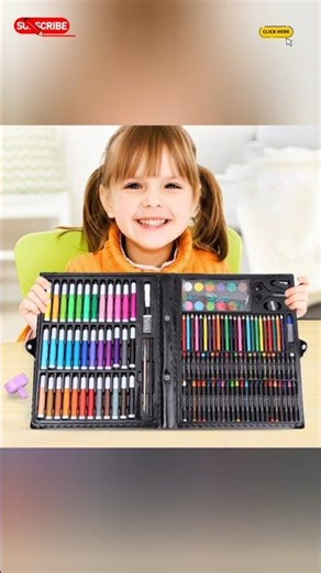 Corslet 150 Pieces Art Set for Kids with Case, Art and Craft Supplies KitforDrawingand PaintingColor