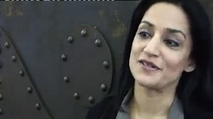 The very beautiful Archie Panjabi, star of The Good Wife and films like Bend It Like Beckham and The Constant Gardener, popped in to see us today. She's in Belfast to film a new tv series called The Fall, which also stars Gillian Anderson and Jamie Dornan. And she tells us how she has "fallen" in love with Northern Ireland. | BBC Newsline