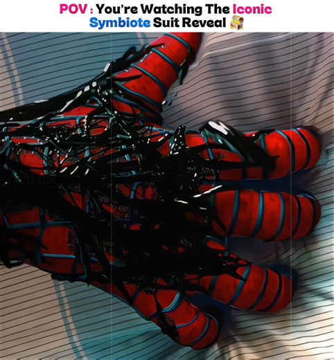 POV : You’re Watching The Iconic Symbiote Suit Reveal 🪎 || Spider Man Trilogy [4K] #shorts