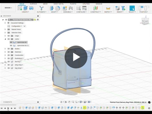 #autodeskfusion360 #thermodynamics #caddesign #engineeringstudents #simulation #productdesign | Maha Umali