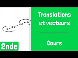Cours : Translations et vecteurs