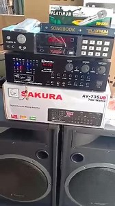 1.3K views · 5 comments | SAKURA AV735 D15 KONZERT PLATINUM KBOX KARAOKE SETUP -(P14,350) SAKURA AV735 700 WATTS ×2 AMPLIFIER 15 INCHES 2-WAY KONZERT class a 500watts each SPEAKER  PLATINUM K-BOX2 KARAOKE PLAYER WITH FREE MICROPHONE  FREE DELIVERY & SETUP WITHIN METROMANILA CASH ON DELIVERY  BRANDNEW | Hunyo's place of sounds&music online store | Facebook