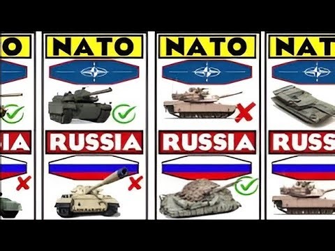 WHO has the STRONGEST Tanks? RUSSIA vs NATO Full List 2026?