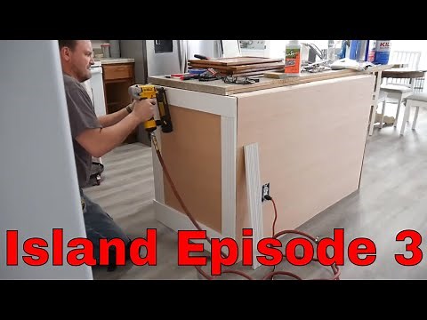 DIY Kitchen Island Episode 3 - Finish Carpentry