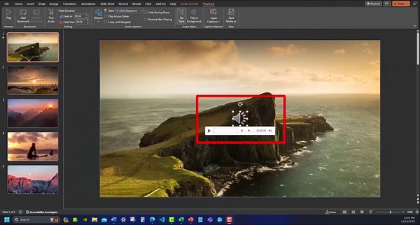 PowerPoint Tips - Adding Music | Audio to Your Presentation | Formatting Audio Icon