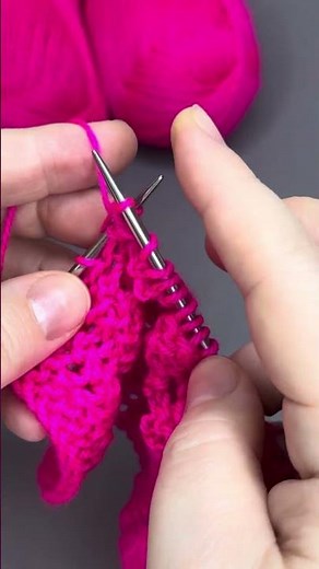 Luxurious perforated patterns made from just one row!