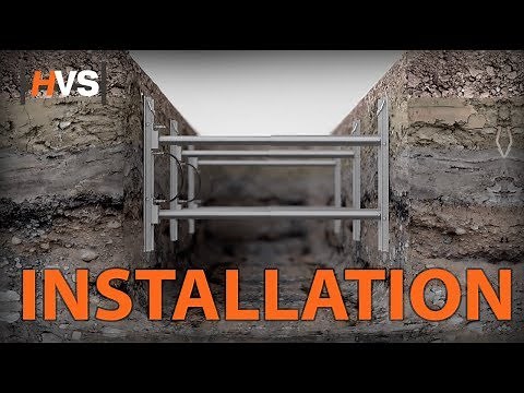 Installing Hydraulic Vertical Shores