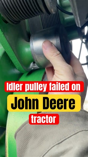 Idler Pulley Failed = Tractor Overheated