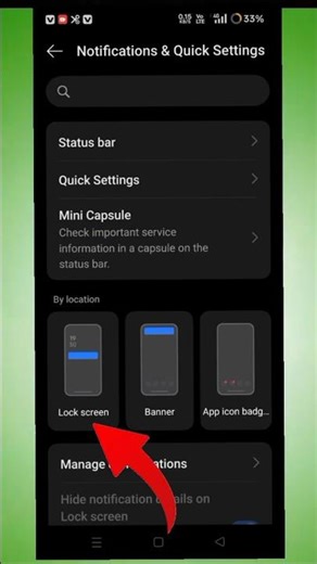 How to see notifications on the lock screen in Samsung| #samsung​ | #shorts settings
