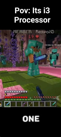 ⚔️ PvP Lag Test on i3 Processor 😢 | Minecraft