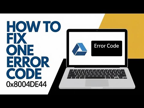 How to Fix OneDrive Error Code 0x8004de44 [Tutorial]