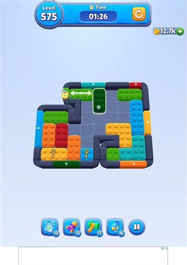 ColorBlock jam game solution level 575