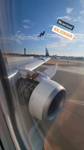 Alaska Airlines 737 loses part of its engine cowling on departure from Seattle Airport. Flight AS558 to San Diego returned to Seattle and landed safely 20 minutes after take off. 📹 asminnow Make sure to follow Aviation for Aviators for more about what's new and useful in the aviation industry, thank you for your support!! #aviation_for_aviators | The Aviators Group