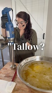 How can tallow clean you? Haha it’s been turned into ✨soap✨ but I do slap beef fat on my skin as an incredible moisturizer 👀#grassfedsoaps #tallowskincare | Grass Fed Soaps