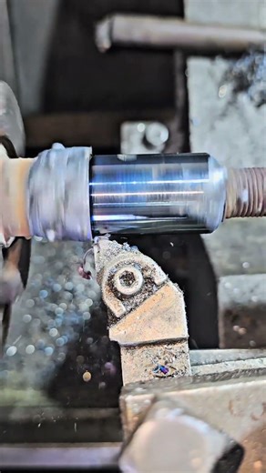 usinagem de eixo #metal #machine #cnc