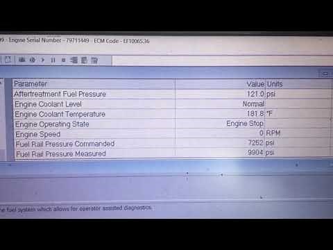 ISX15 CM2350 excessive rail pressure decay