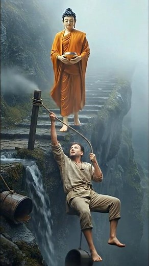 One Rope Between Life and Death – Buddha Teaching Lessons | Short Viral #buddha #buddhism