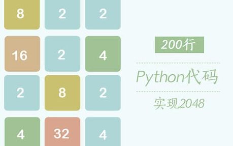 「实验一小时」200行Python代码实现2048