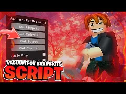 🔥 Vacuum For Brainrots SCRIPT | Auto Buy, Auto Rebirth, Mud Bypass!! (NO KEY)