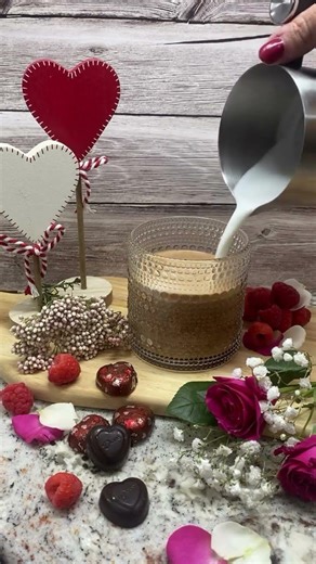 Raspberry Rose Mocha ☕ Romantic Chocolate Latte at Home