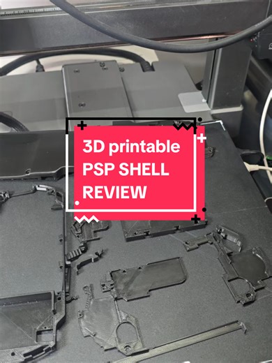 Replying to @retrodudostyle So here it is! The fully printed world's first 3D printable PSP shell! Lets take a look at what's in the full kit. I can't wait to see what people do with these! #techtok #PSP #retroconsole #pspmodding #3dprinting