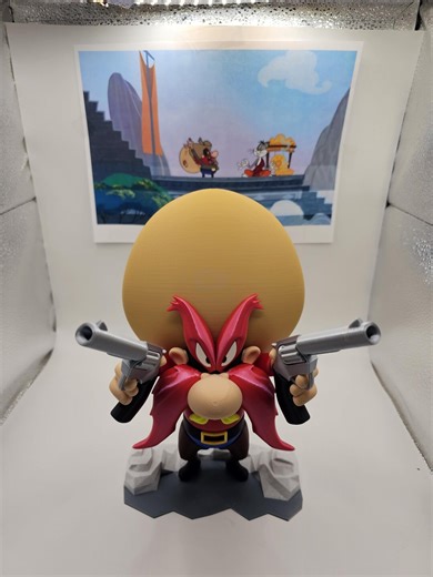 Yosemite Sam Figurine, Cartoon Character - 3D Printed Model - Etsy