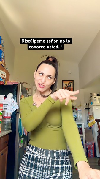 Discúlpeme señor, no lo conozco usted…! #noloconozco #disculpemeseñor ￼