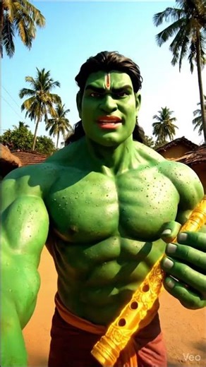 Hulk Prays to Lord Krishna for Help | Magical Flute vs Rats 🐀🙏 #Shorts