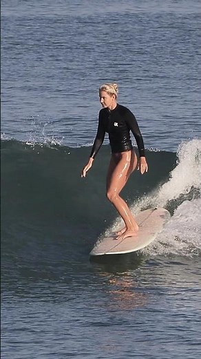 She Gets A Peeler In Bali #surfing #balisurf #surfers