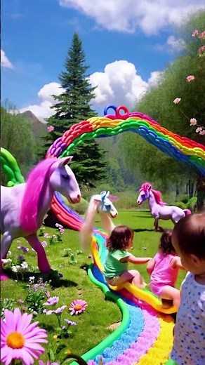 🌈✨ Toddlers Meet Magical Unicorns! 🦄💖 Fun Adventure for Kids